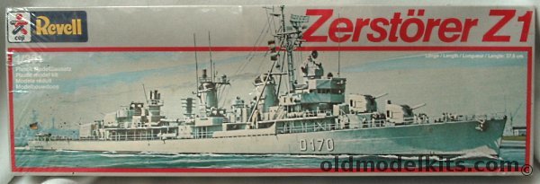 Revell 1/301 German Zerstorer Z1 (Destroyer Z1), 5035 plastic model kit
